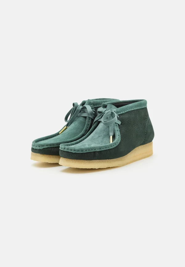 Clarks Originals Wallabee – Boots À Talons – Teal design à la mode 4