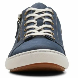 Clarks Nalle Lace – Baskets Basses – Navy Nubuck excellente qualité 13