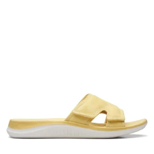 Clarks Glide Bay 2-D – Sandales De Bain – Yellow luxe soldes 21