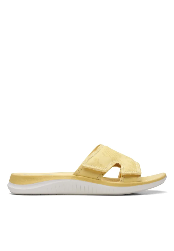 Clarks Glide Bay 2-D – Sandales De Bain – Yellow luxe soldes 8