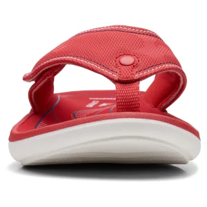 qualité d’originales Clarks Glide Post 2-D – Tongs – Red 17