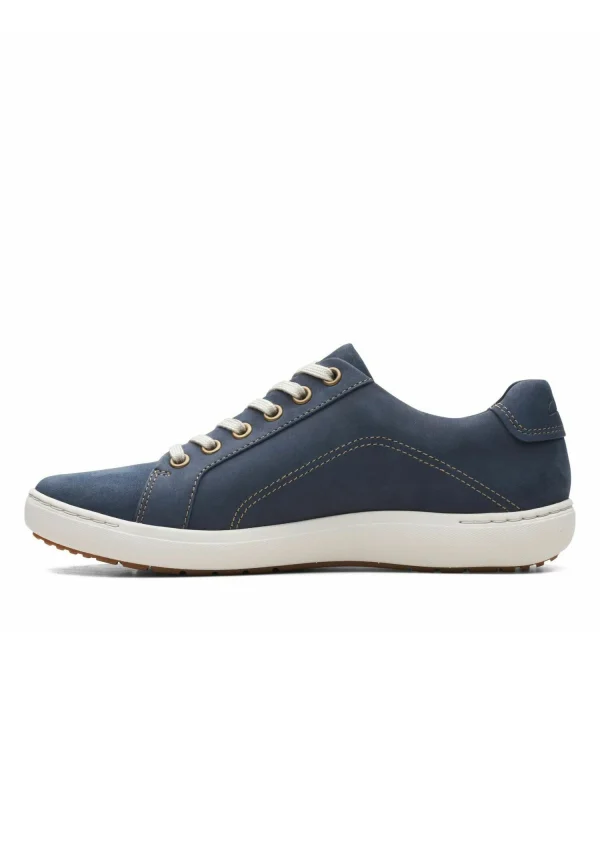 Clarks Nalle Lace – Baskets Basses – Navy Nubuck excellente qualité 1