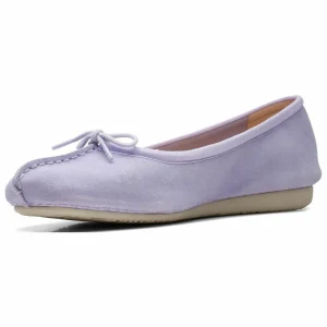 REMISE allant Clarks Ballerines – Lilac Suede 11