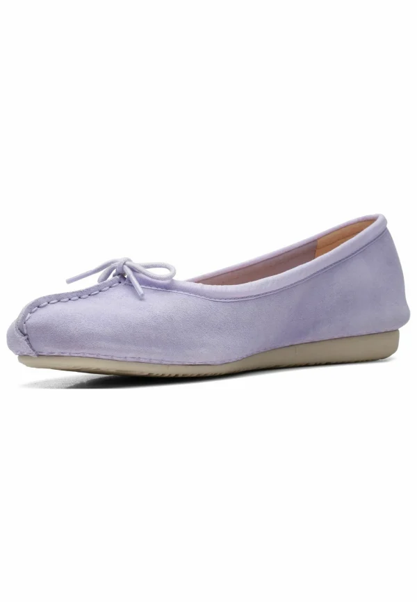 REMISE allant Clarks Ballerines – Lilac Suede 3