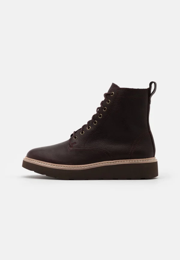 à prix réduits Clarks Trace Pine – Bottines À Plateau – Burgundy 3