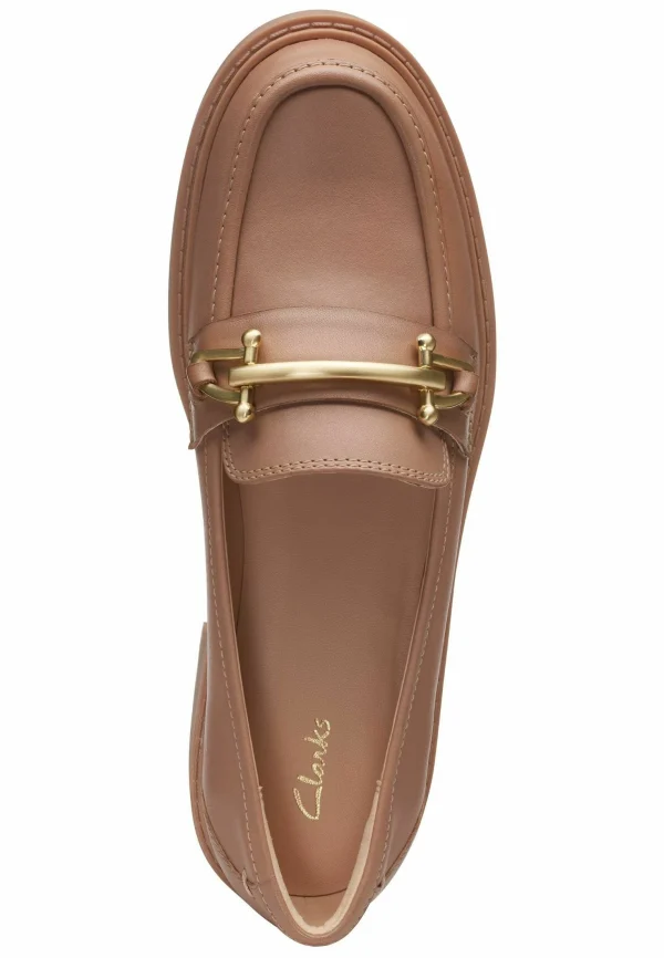 vente en ligne pas cher Clarks Mocassins – Praline Leather 4