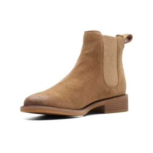 Clarks Cologne Arlo2 – Boots À Talons – Dark Sand Suede de garantie authentique 9