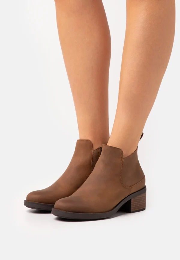 Clarks Memi Zip – Boots À Talons – Marron marques pas cher 1