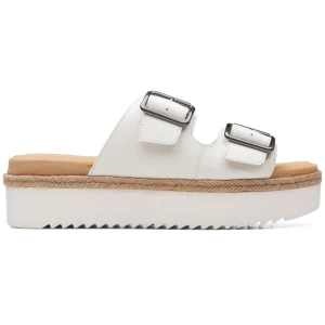 magasin en ligne france Clarks Lana Beach – Mules – White 21