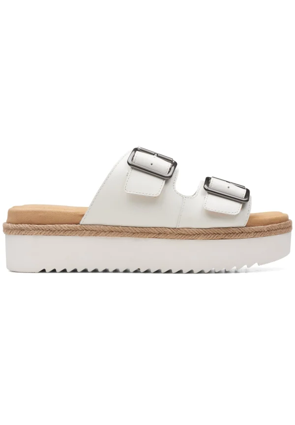 magasin en ligne france Clarks Lana Beach – Mules – White 8