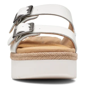 magasin en ligne france Clarks Lana Beach – Mules – White 17