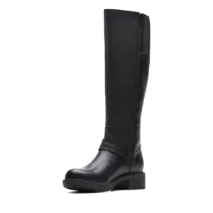 Clarks Hearth Rae – Bottes – Black Leather grossiste en ligne 10