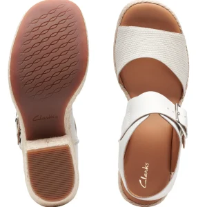 Clarks Kimmeihi Strap D – Sandales À Plateforme – Beige soldes magasin 13