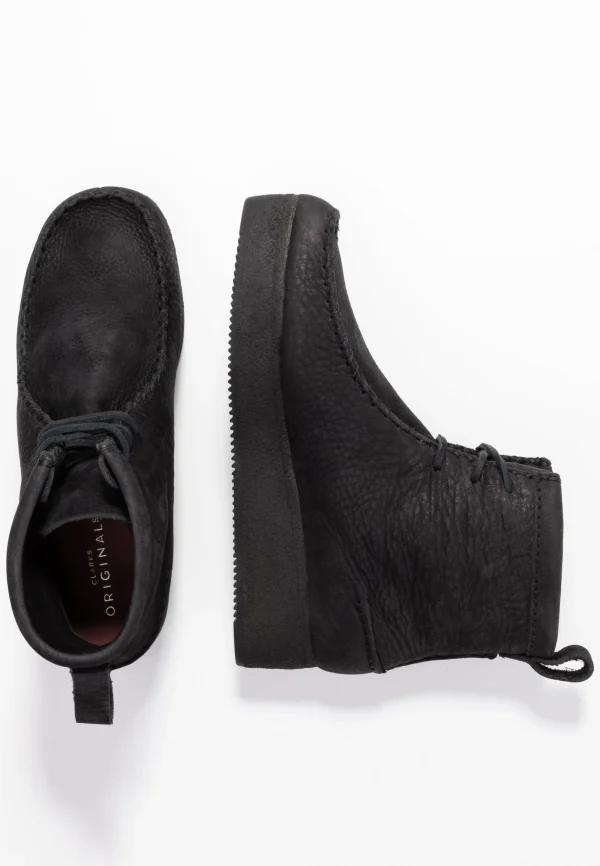 Clarks Originals Wallabee Craft – Bottines À Plateau – Black magasin 5