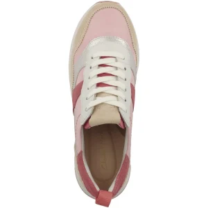 Clarks Baskets Basses – Pale Peach Combination Boutique 11