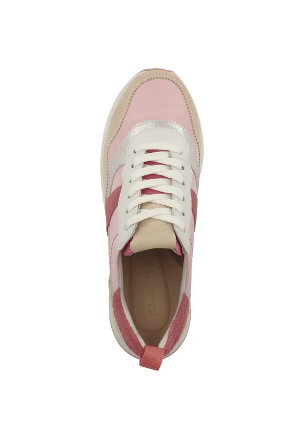 Clarks Baskets Basses – Pale Peach Combination Boutique 4