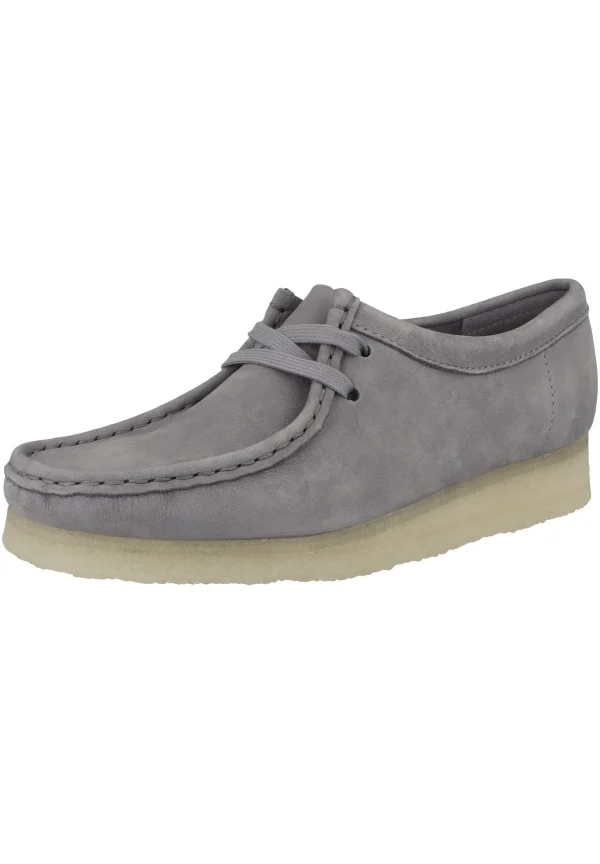 Clarks Wallabee – Chaussures À Lacets – Grey Nubuck Réductions 3