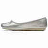 magasin france Clarks Ballerines – Silver Metallic 20