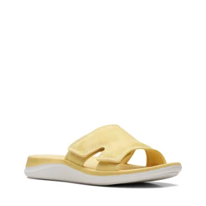 Clarks Glide Bay 2-D – Sandales De Bain – Yellow luxe soldes 13