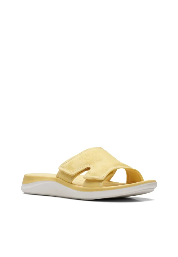 Clarks Glide Bay 2-D – Sandales De Bain – Yellow luxe soldes 4