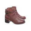 Clarks Heeled Boots Brown SHOES-EU-40 Women soldes pas cher 25