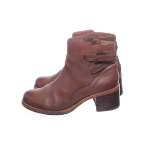 Clarks Heeled Boots Brown SHOES-EU-40 Women soldes pas cher 13