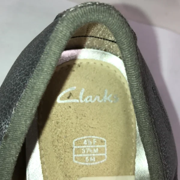 Clarks Ballet Flats Silver SHOES-EU-37.5 Women solde en ligne 6