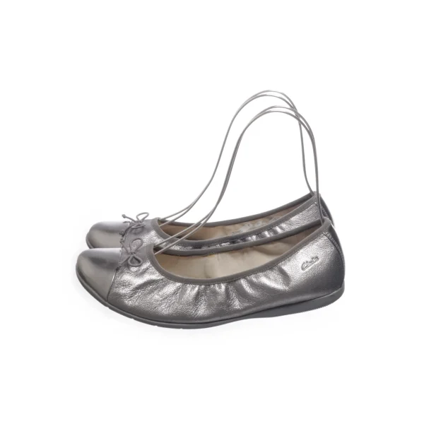 Clarks Ballet Flats Silver SHOES-EU-37.5 Women solde en ligne 4