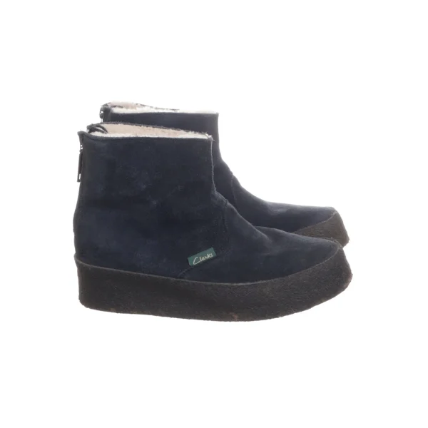 site en ligne Clarks Curling Boots Blue SHOES-EU-37.5 Women 1