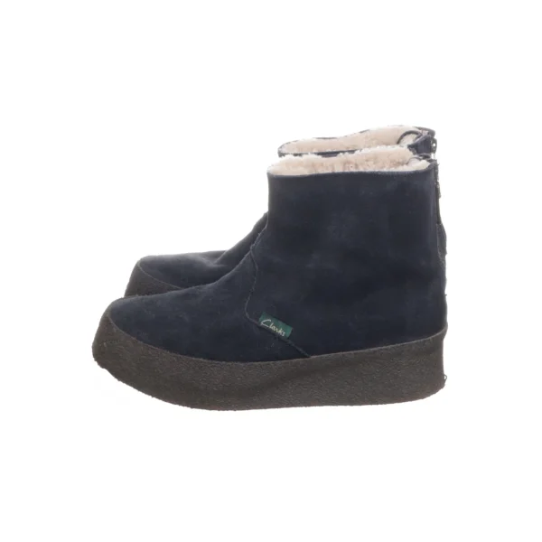 site en ligne Clarks Curling Boots Blue SHOES-EU-37.5 Women 4