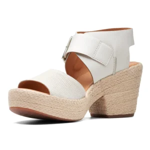 Clarks Kimmeihi Strap D – Sandales À Plateforme – Beige soldes magasin 11