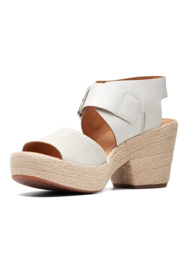 Clarks Kimmeihi Strap D – Sandales À Plateforme – Beige soldes magasin 3