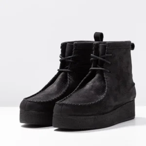 Clarks Originals Wallabee Craft – Bottines À Plateau – Black magasin 17