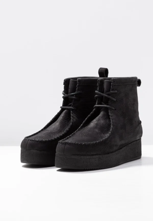 Clarks Originals Wallabee Craft – Bottines À Plateau – Black magasin 6