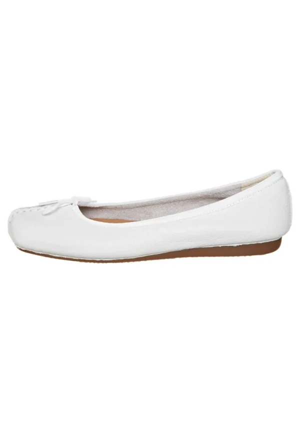 luxe soldes Clarks Freckle Ice – Ballerines – White 1