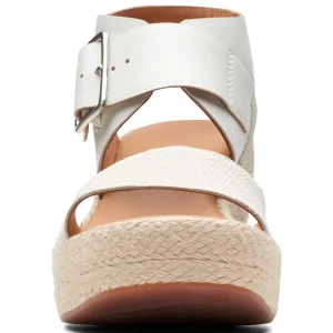 Clarks Kimmeihi Strap D – Sandales À Plateforme – Beige soldes magasin 17