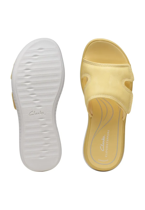 Clarks Glide Bay 2-D – Sandales De Bain – Yellow luxe soldes 5