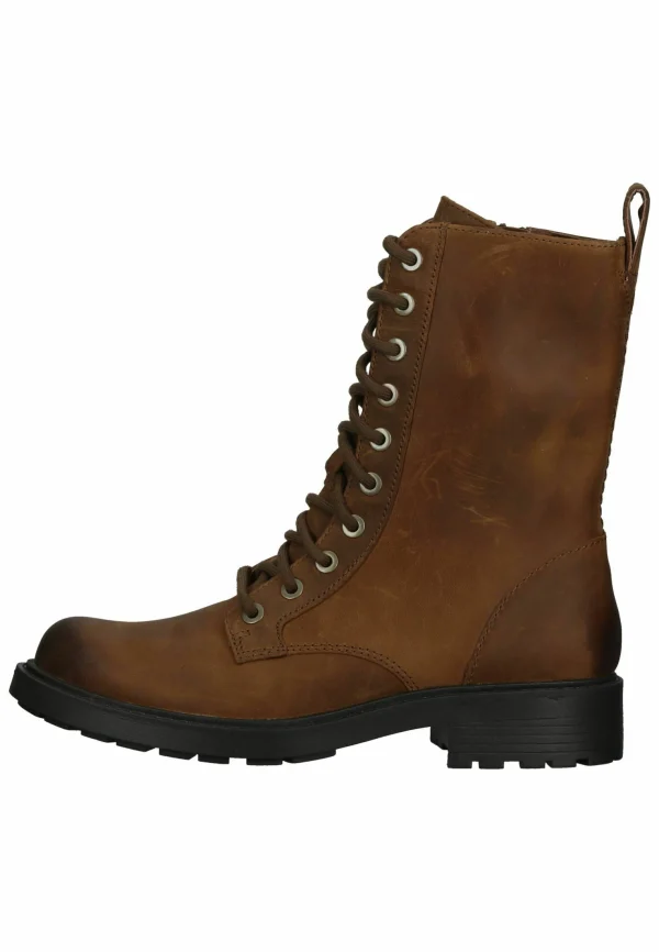 Clarks Bottines À Lacets – Brown Snuff soldes luxe 1