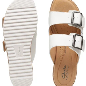 magasin en ligne france Clarks Lana Beach – Mules – White 13