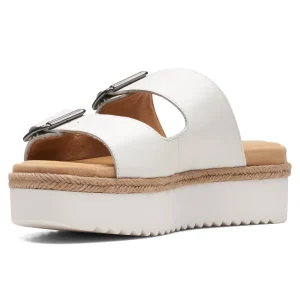 magasin en ligne france Clarks Lana Beach – Mules – White 11