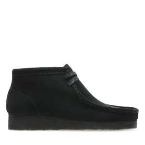 Clarks Originals Boots À Talons – Schwarzes Veloursleder qualité d’originales 8