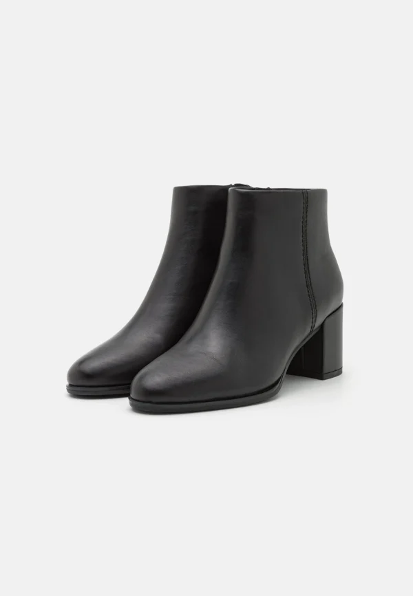 Meilleur Service Clarks Freva Zip – Boots À Talons – Black 3