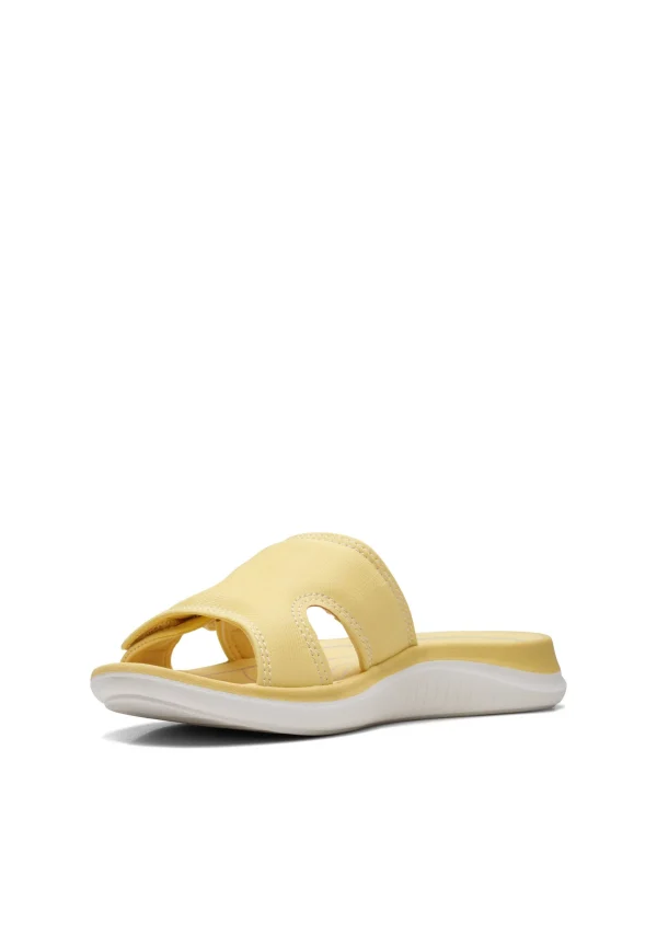 Clarks Glide Bay 2-D – Sandales De Bain – Yellow luxe soldes 3