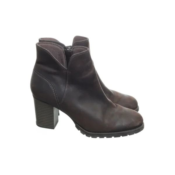 Clarks Heeled Boots Brown SHOES-EU-38.5 Women belle 1