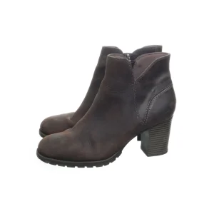 Clarks Heeled Boots Brown SHOES-EU-38.5 Women belle 13