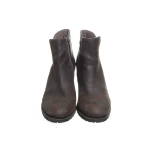 Clarks Heeled Boots Brown SHOES-EU-38.5 Women belle 11