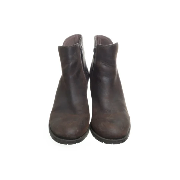 Clarks Heeled Boots Brown SHOES-EU-38.5 Women belle 3