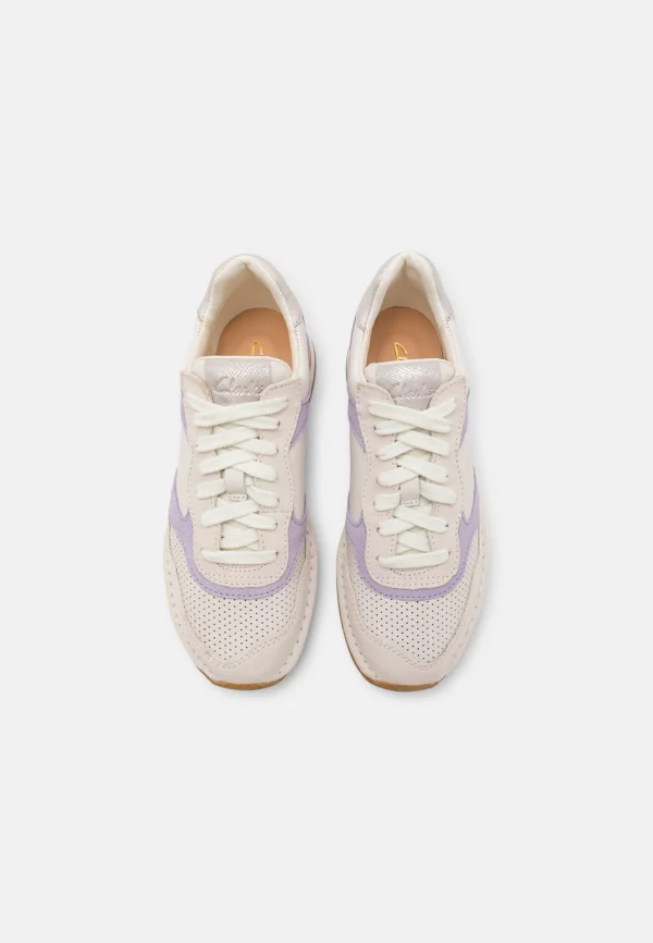 marque pas cher Clarks Craftrun – Baskets Basses – White/Lilac 7