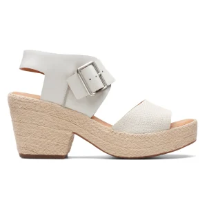 Clarks Kimmeihi Strap D – Sandales À Plateforme – Beige soldes magasin 21