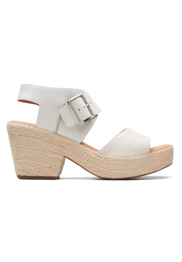 Clarks Kimmeihi Strap D – Sandales À Plateforme – Beige soldes magasin 8